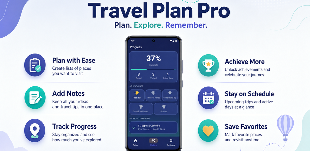 Travel Plan Pro promotional banner